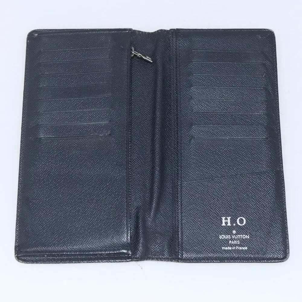 Louis Vuitton Monogram Savanna Portefeuille Braza Wallet Navy